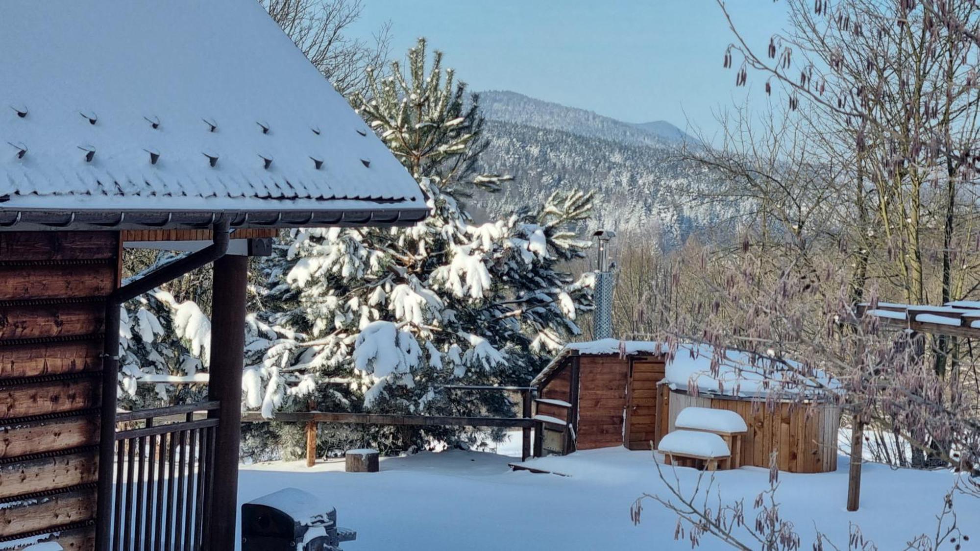 Domki Na Wzgorzu Nowica Esterno foto